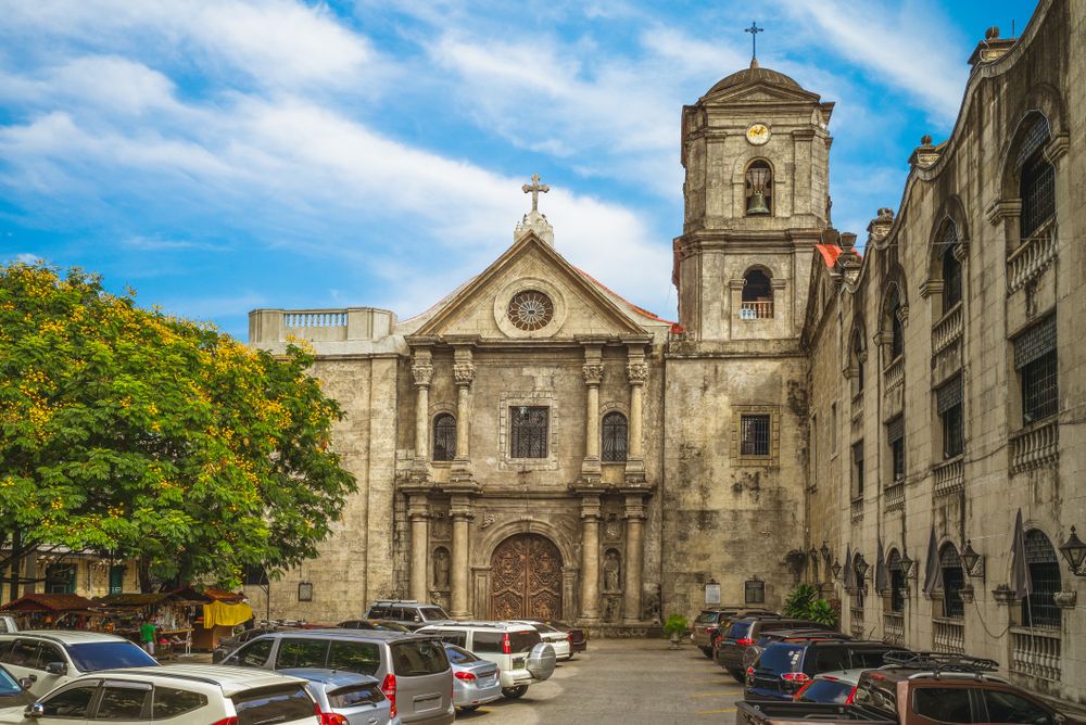 Outside View of San Agustin Church