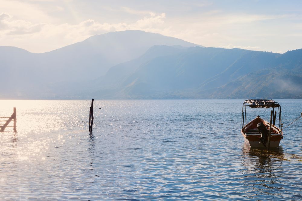 View of Lake Coatepeque