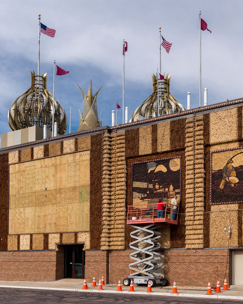 Front View of Corn Palace