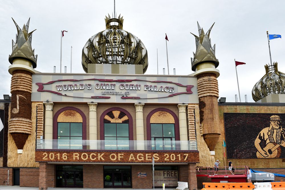 Front View of Corn Palace