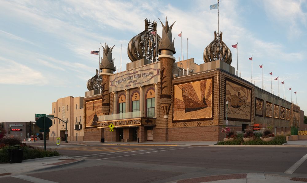 Front View of Corn Palace