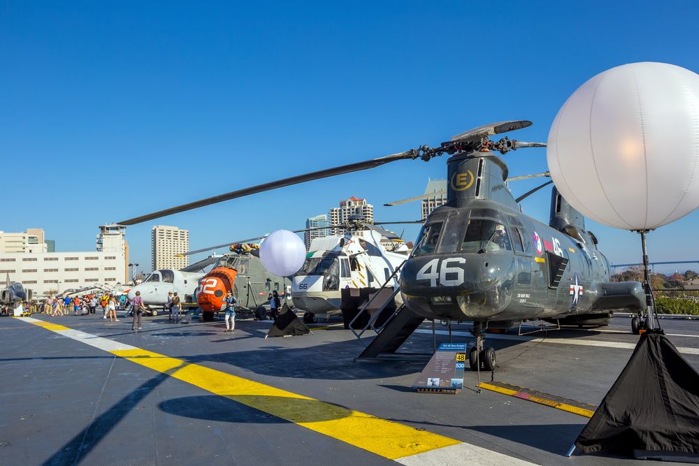 Aircrafts at USS Midway Museum