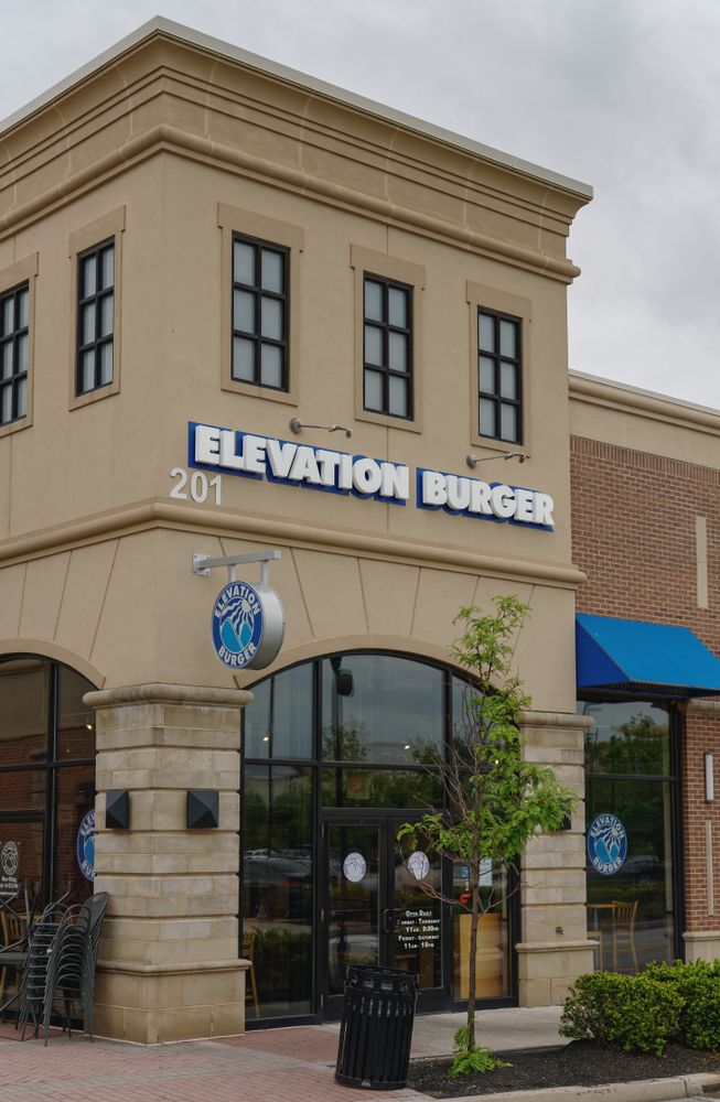 Exterior of Elevation Burger at Providence Town Center