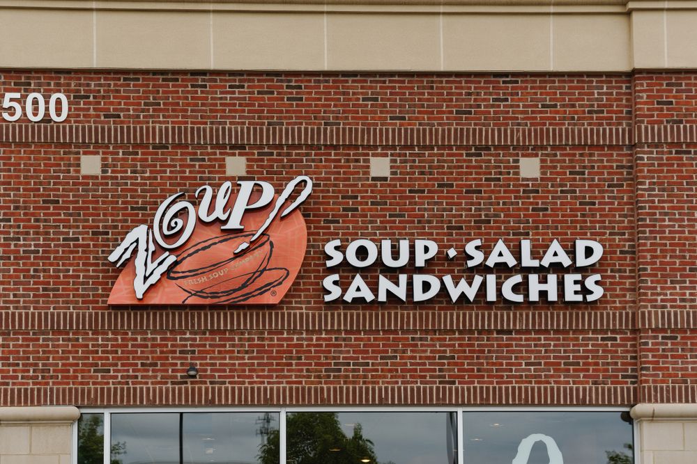Store sign of Zoup!