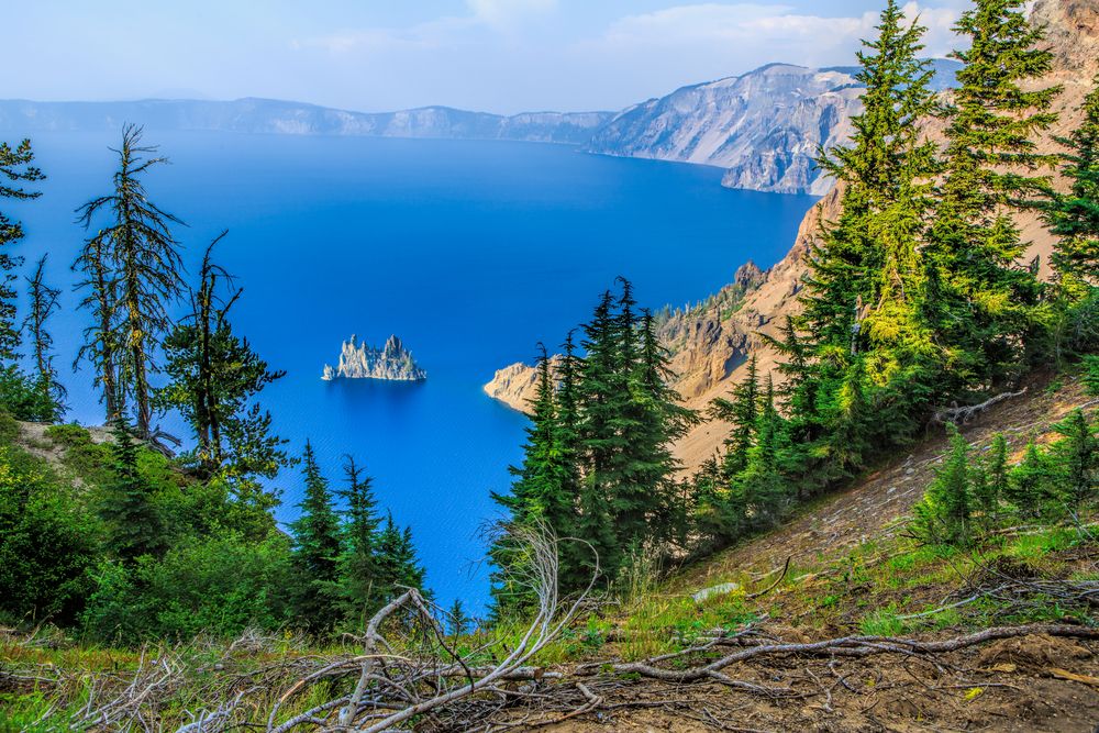 Paradise Island in Crater Lake National Park