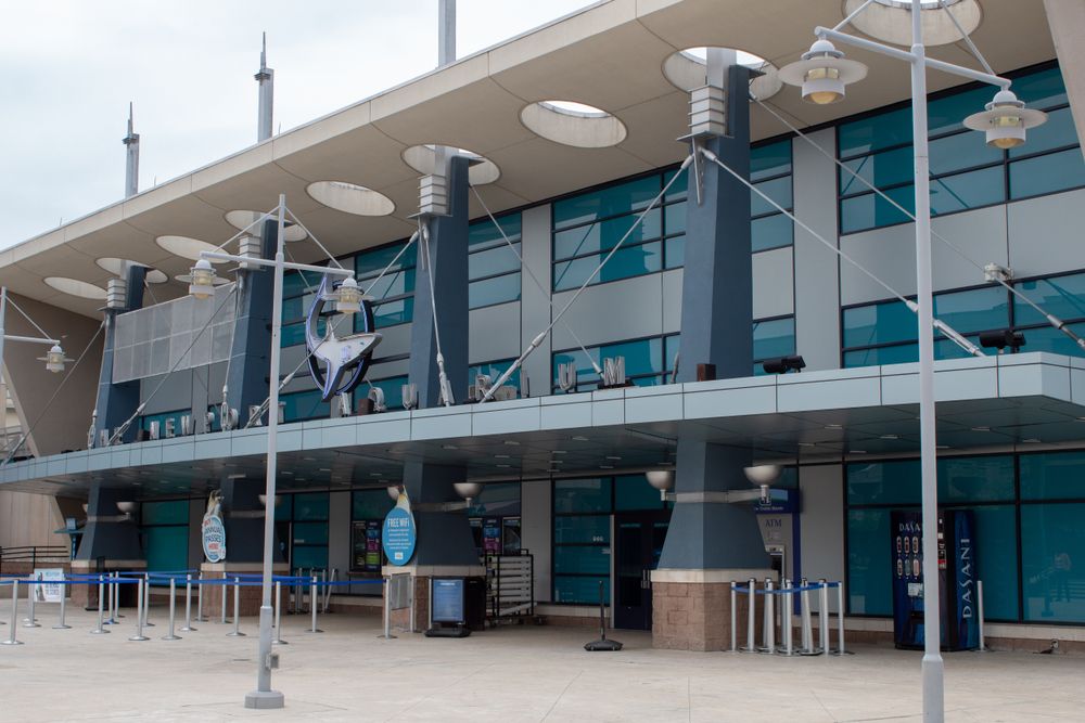 Front View of Newport Aquarium