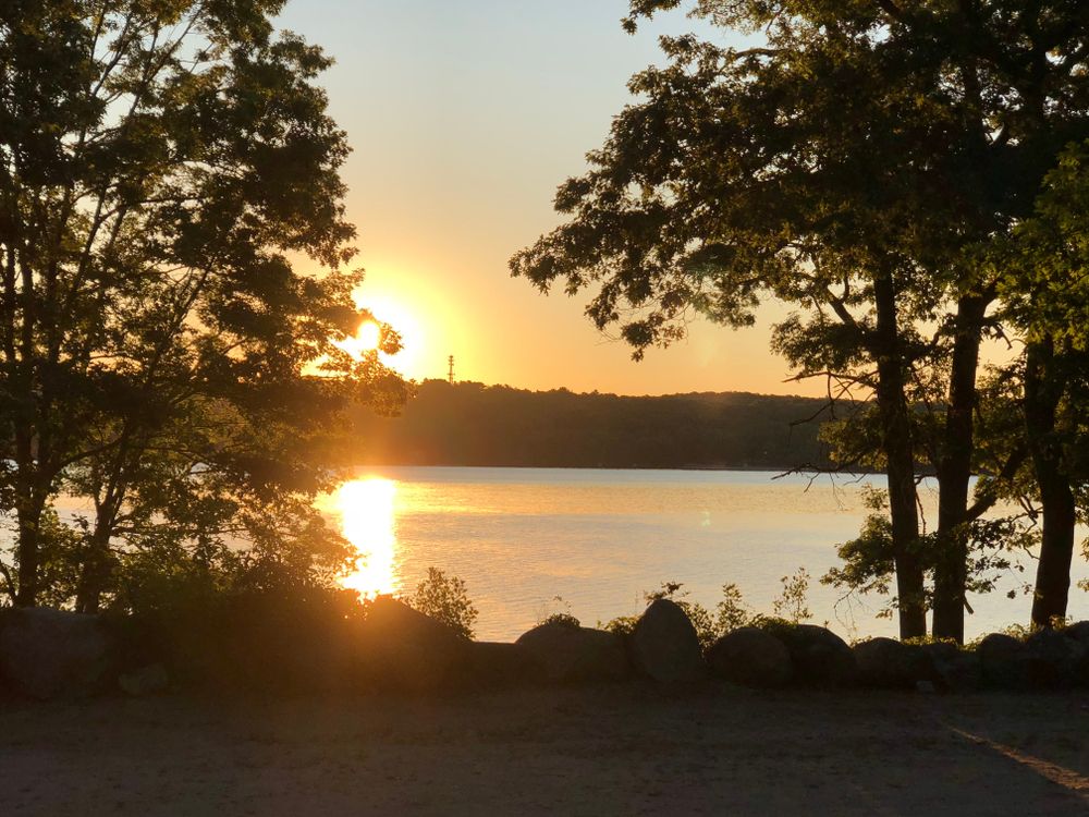 Sunset at Burlingame State Park