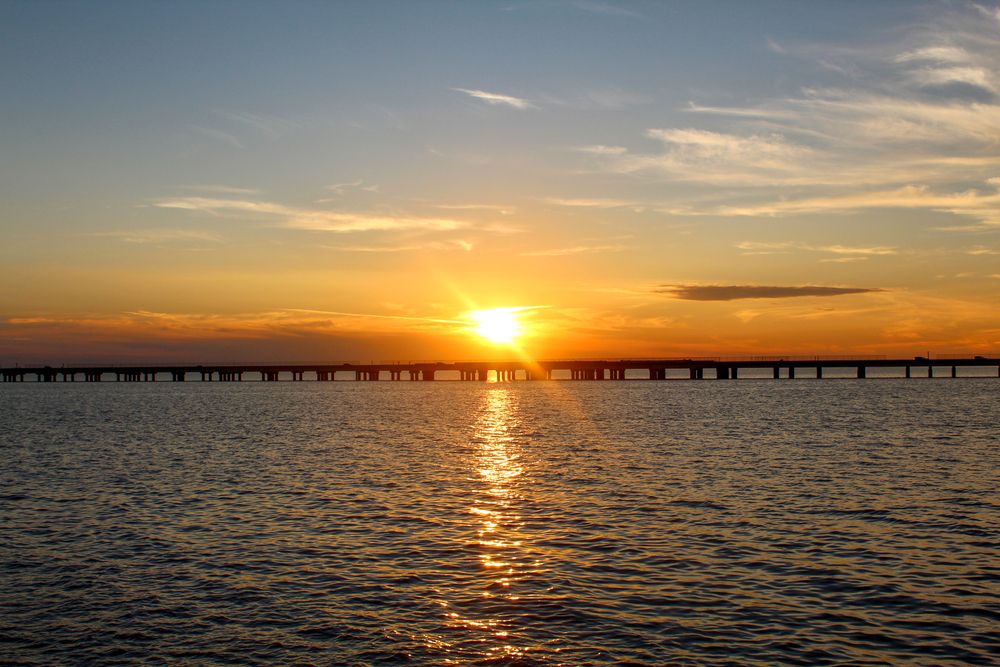 View of Lake Pontchartrain Causeway
