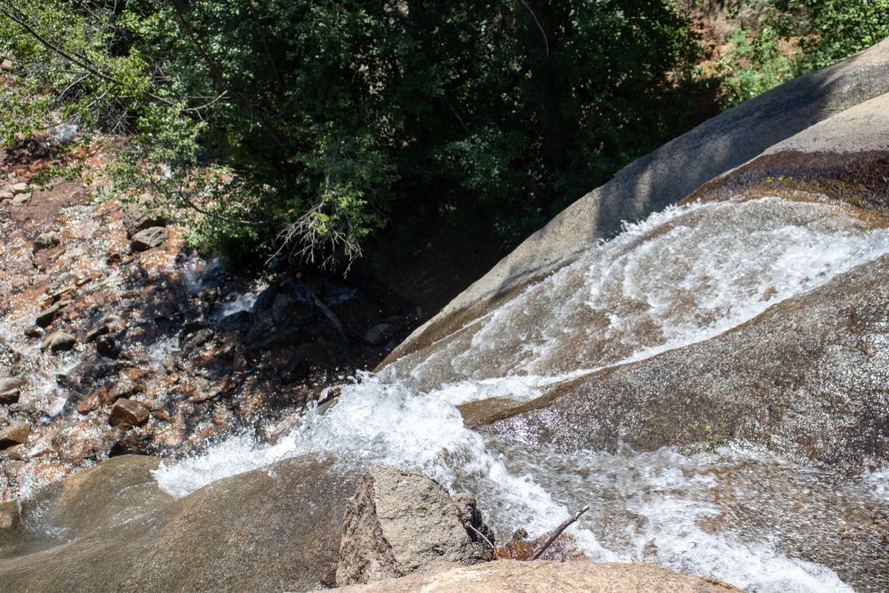 View from the top of Helen Hunt Falls
