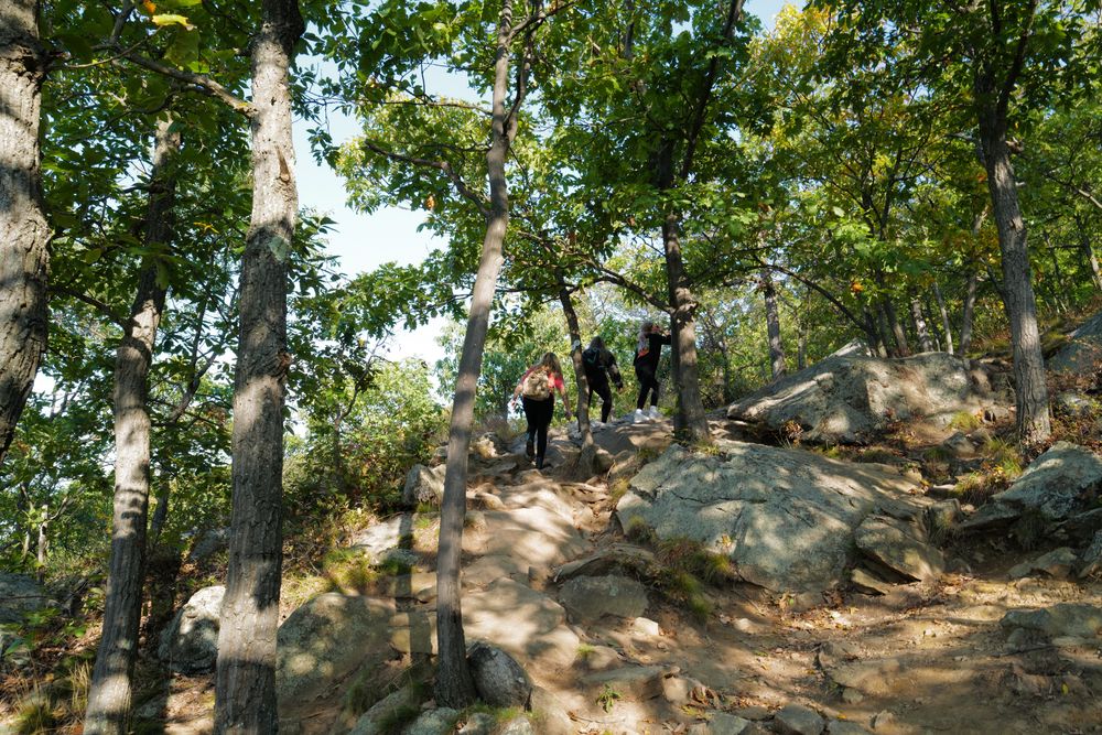 Hikers at Hudson Highlands State Park