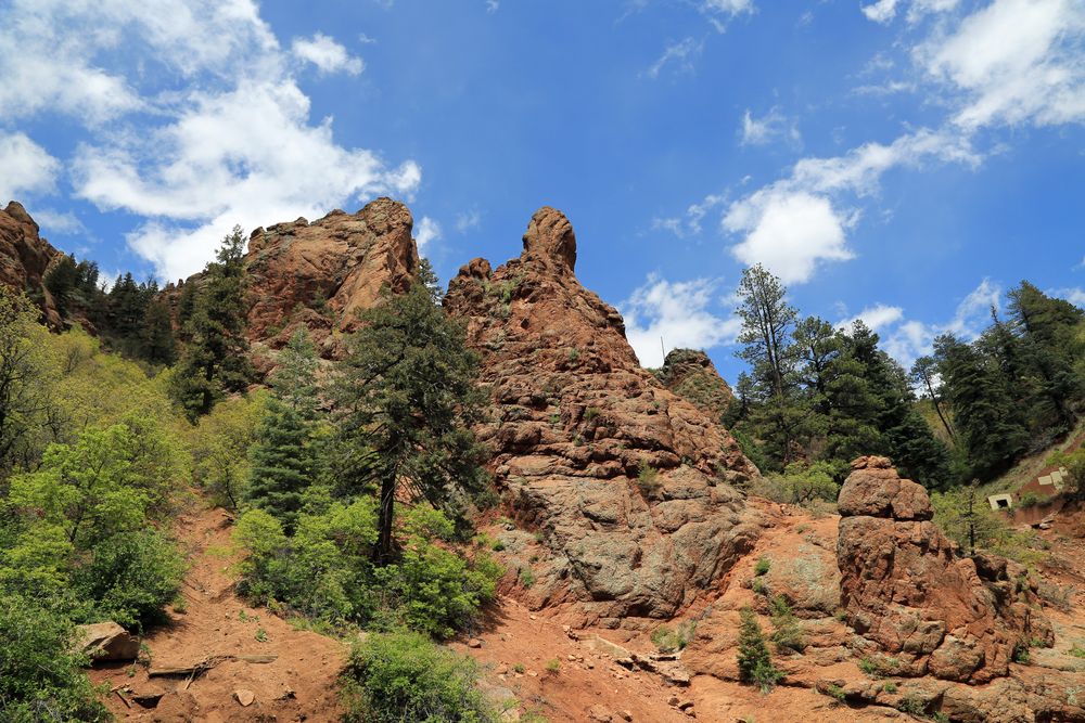 Daytime view of North Cheyenne Canyon Park