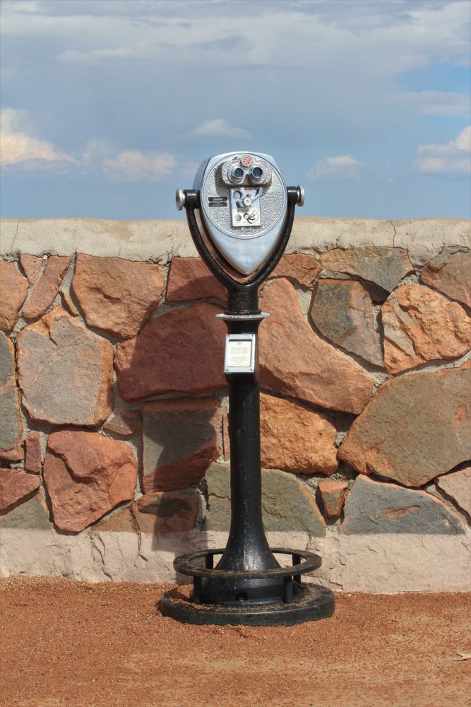 Binoculars at Pikes Peak summit