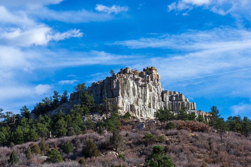 View from the base of Pulpit Rock Park