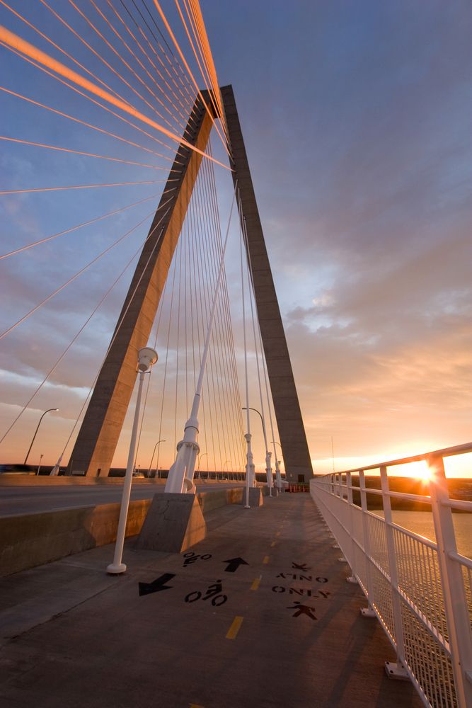 Pathway of Arthur Ravenel Jr. Bridge