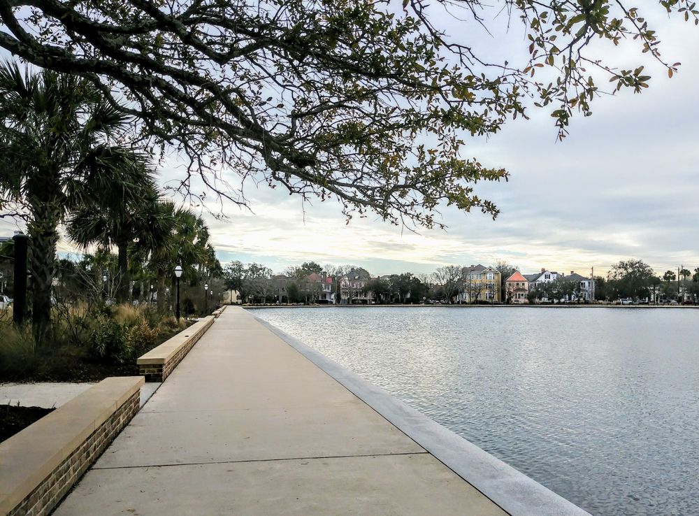 Pathway at the Historic Colonial Lake Park