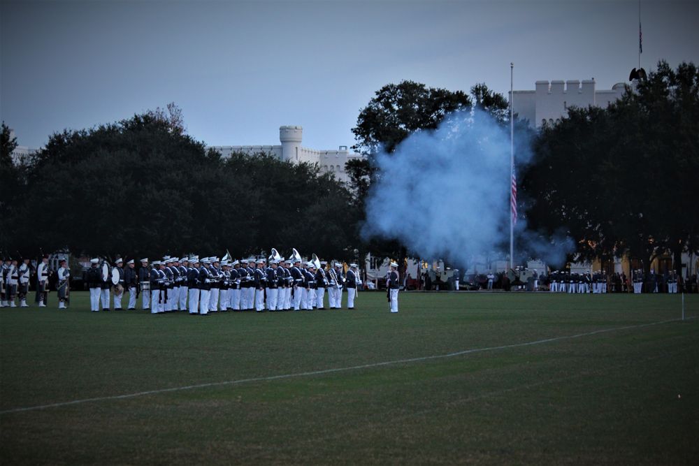 Cadets at the Parade of The Citadel