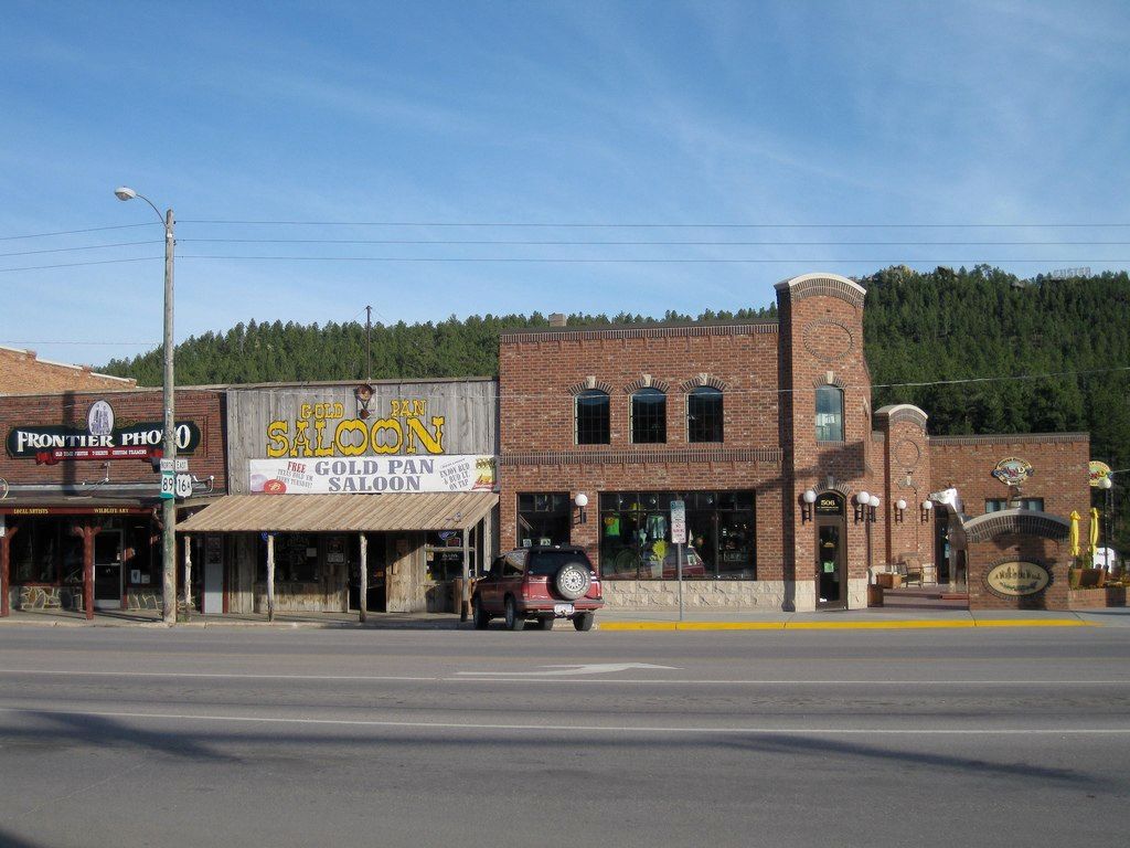 Buildings along Downtown Custer