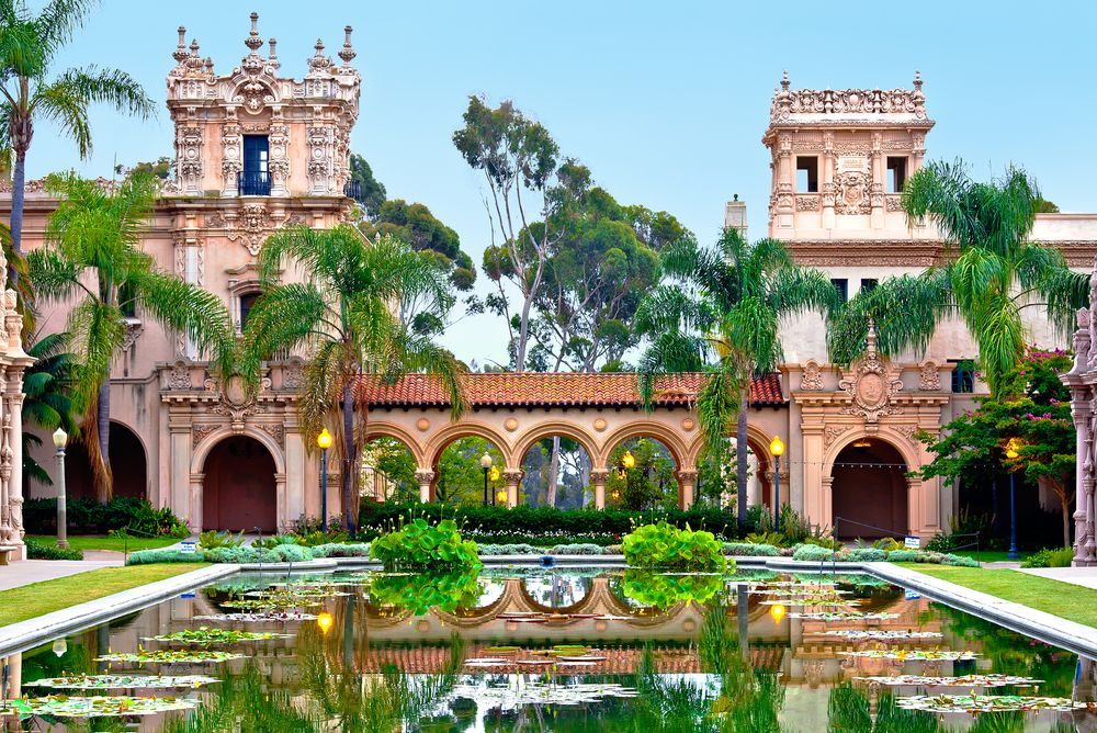 A building at Balboa Park