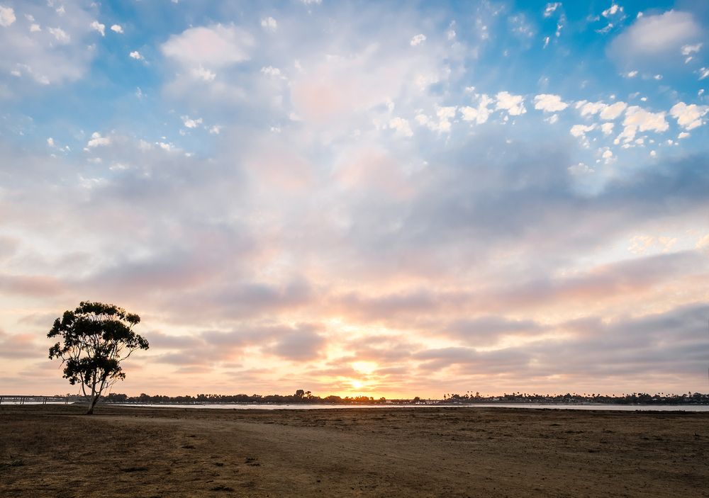 The sand of Fiesta Island