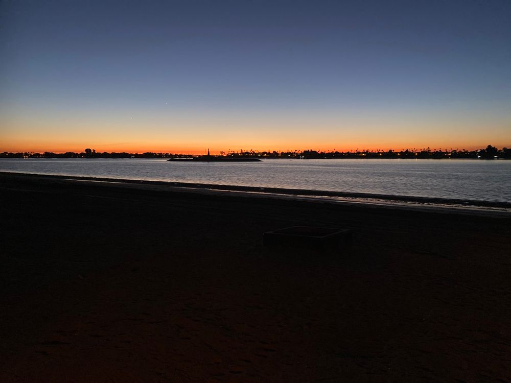 Sunset at Fiesta Island