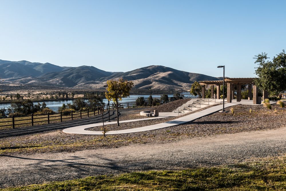 The grounds of Mountain Hawk Park