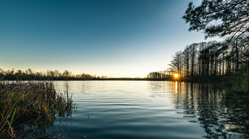 The waters of Northwest River Park
