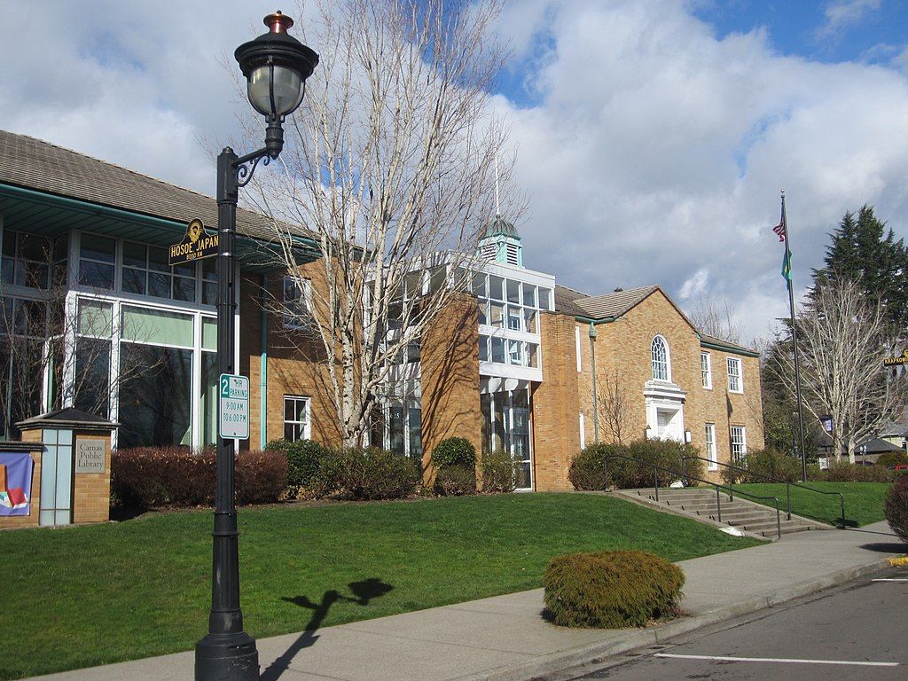Exterior of the Camas Public Library