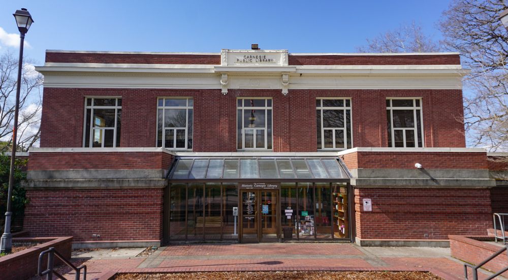 Carnegie public library at Downtown Centralia
