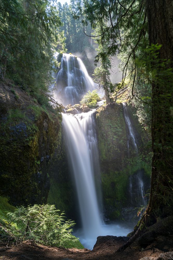 Scenic view of the beautiful Falls Creek Falls
