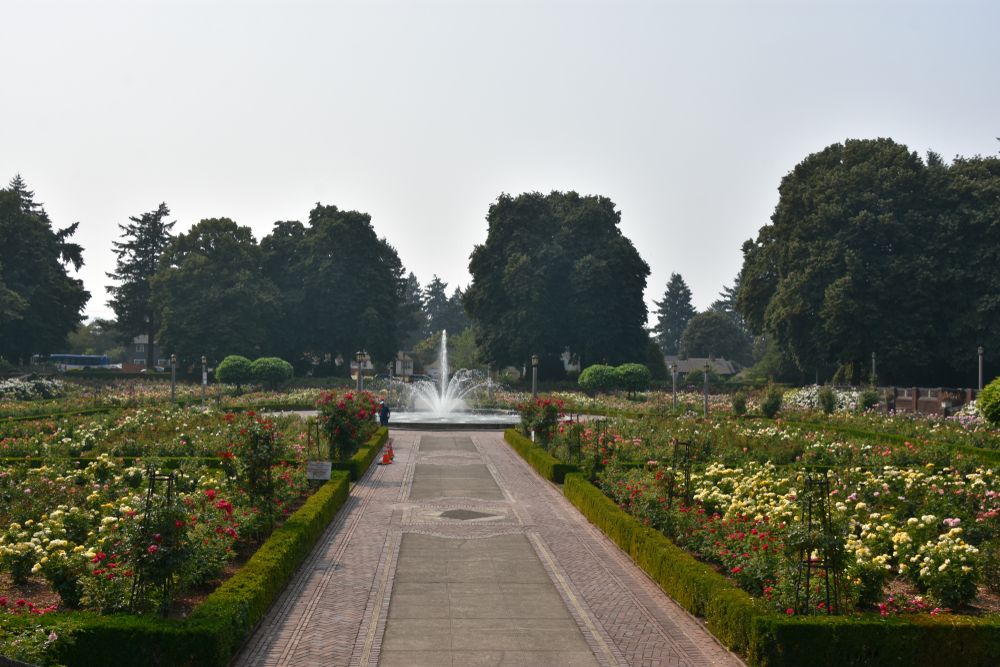 Daytime view of Peninsula Park and Rose Garden
