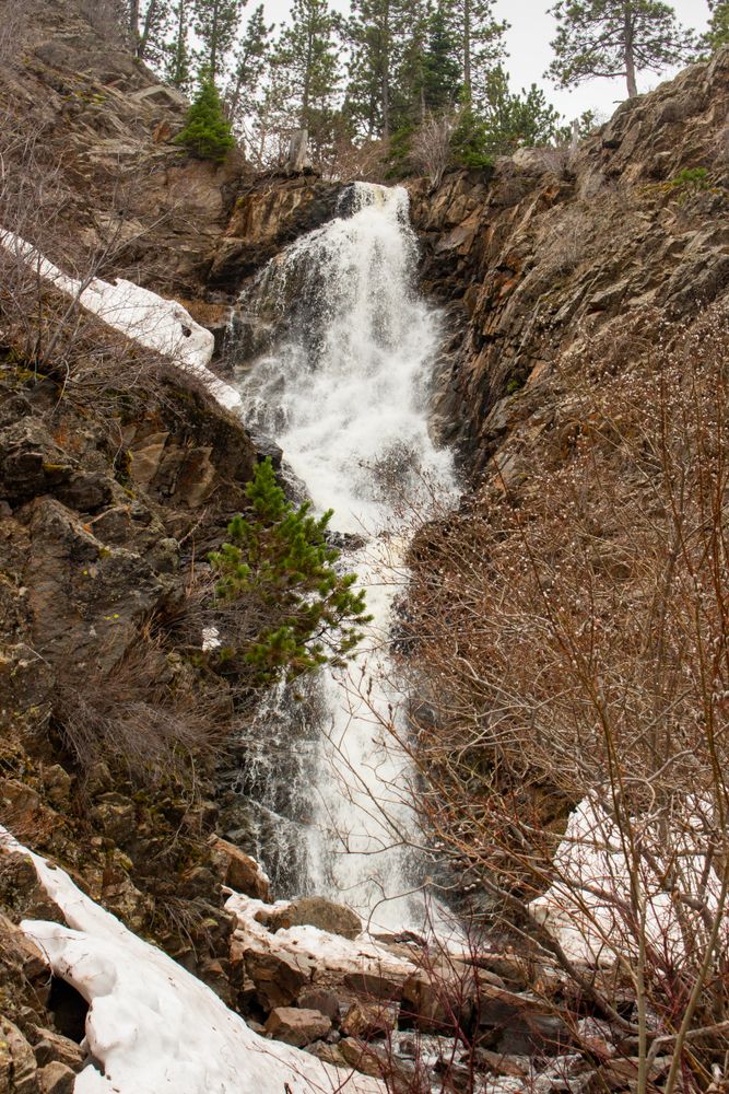 Garden creek falls at Casper Mountain