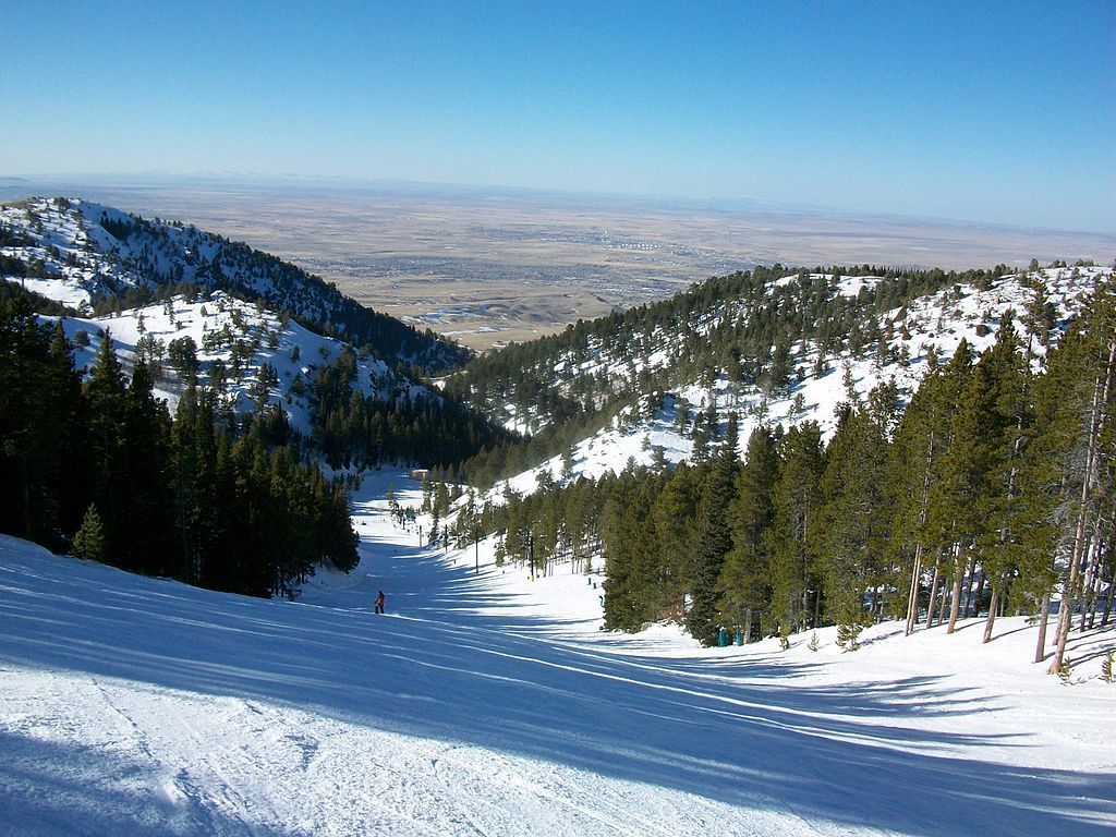 Ski area at Casper Mountain