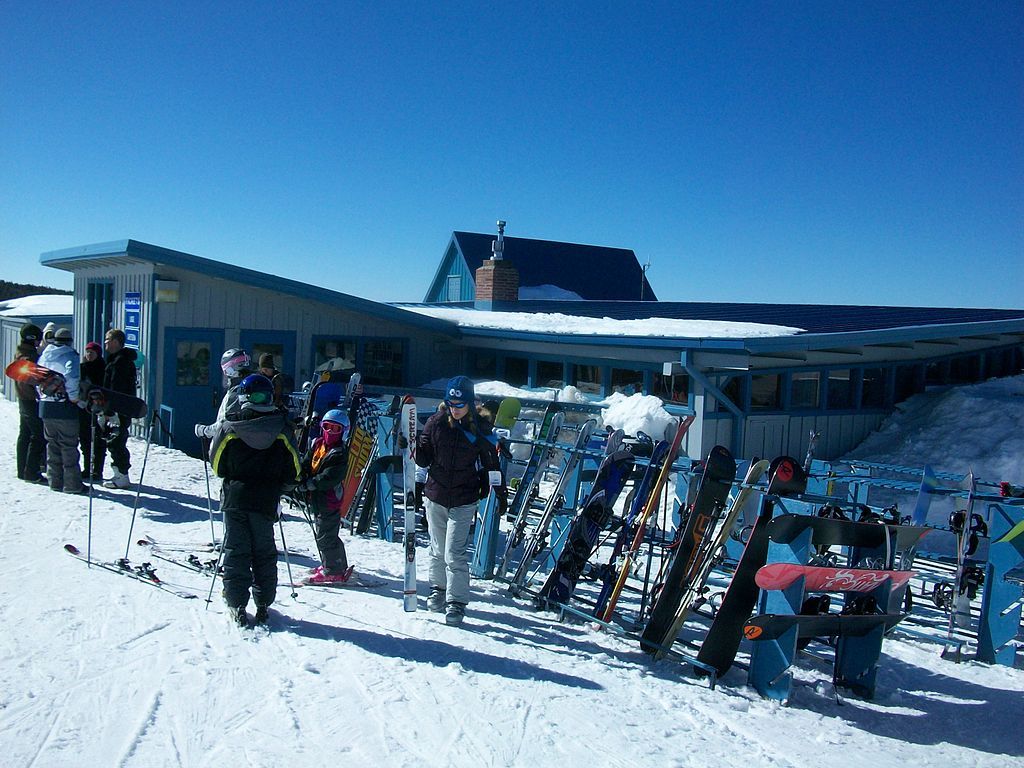 Ski and snowboard lodge at Hogadon Basin Ski Area