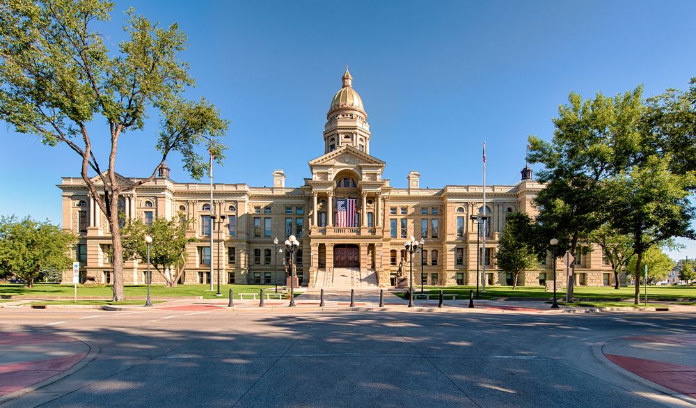 Exterior of the Wyoming State Capitol