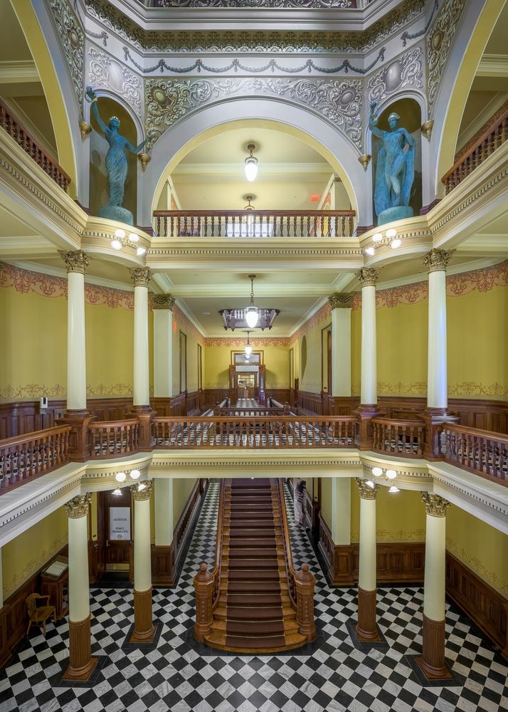 Rotunda in the Wyoming State Capitol