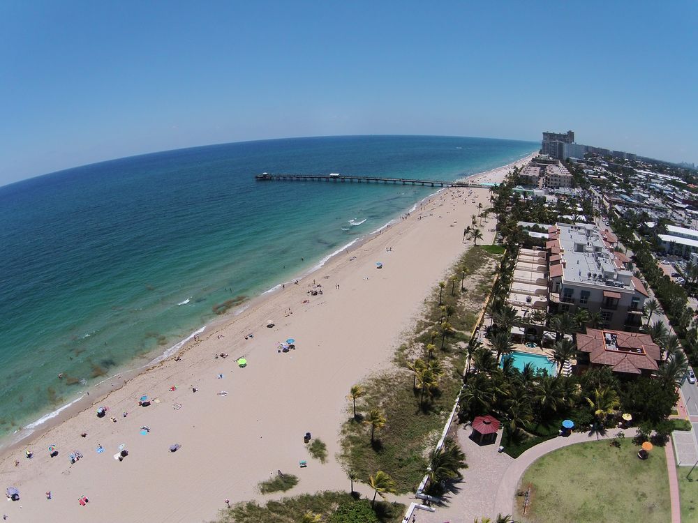 Aerial view of Pompano Beach