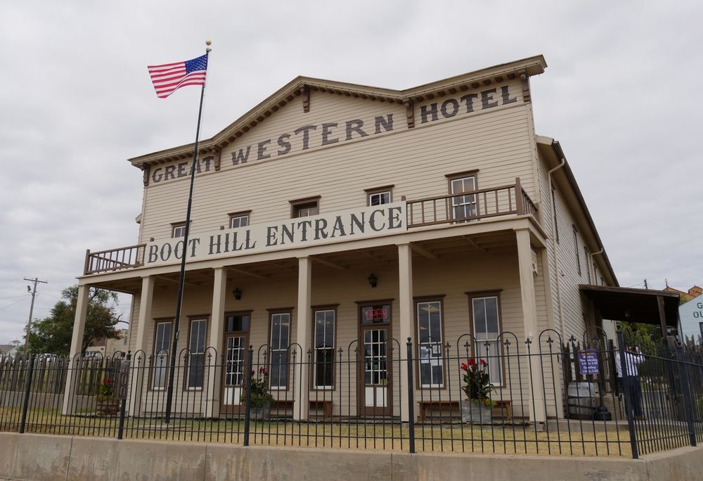 Entrance of Boot Hill Museum