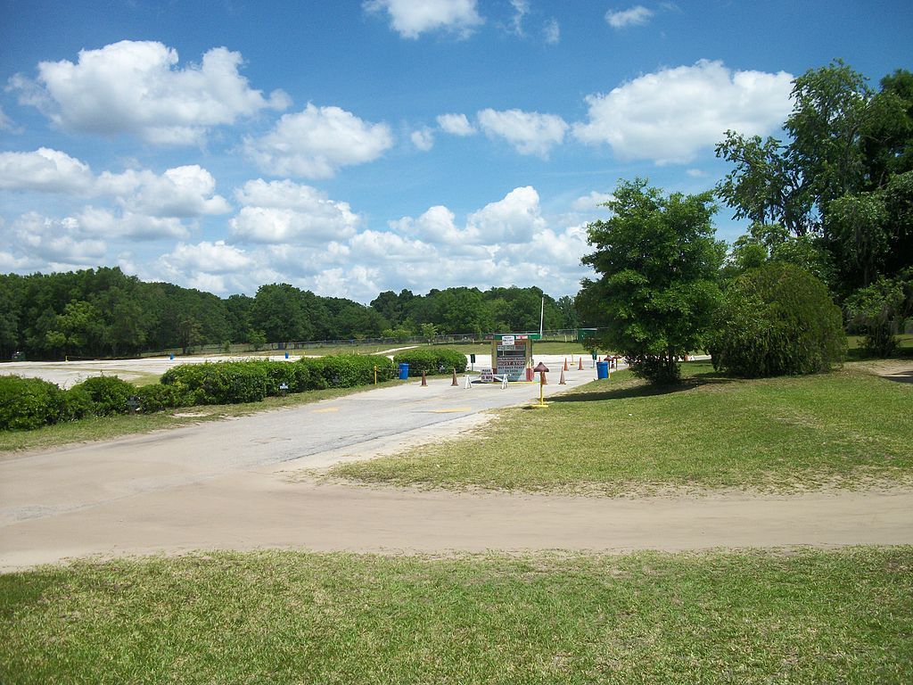 The grounds of Joy-Lan Drive-In