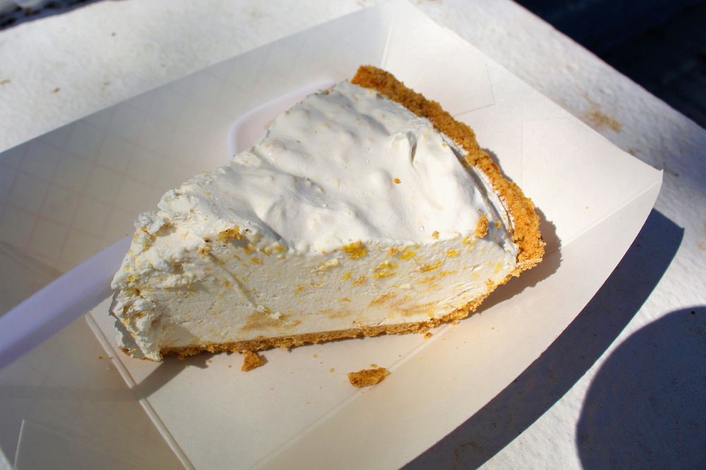 A slice of kumquat pie at the Annual Kumquat Festival