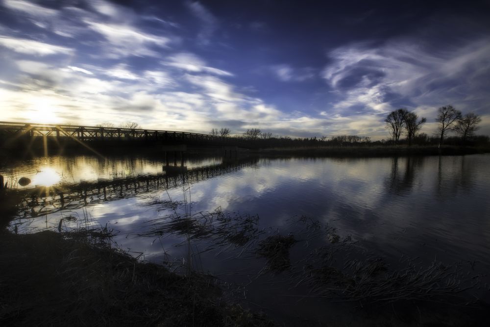 Sunset over Mallard Lake
