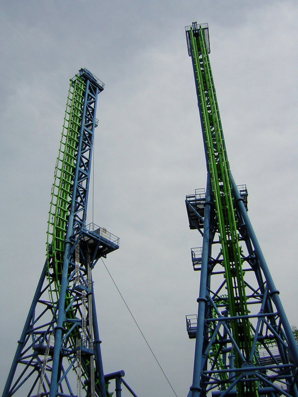 A ride at Six Flags Over Georgia