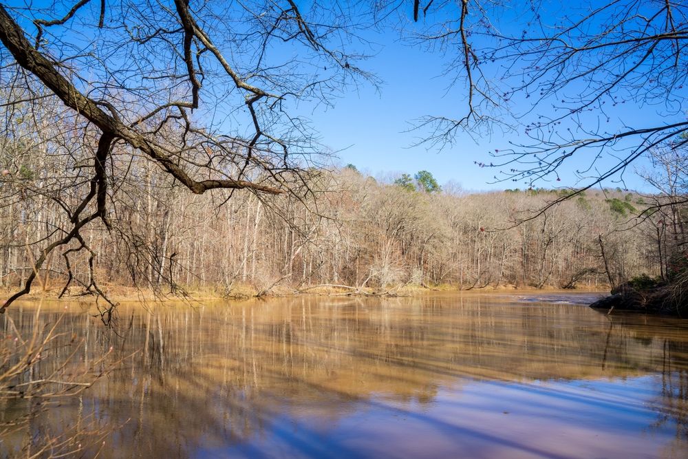 The waters of Sweetwater Creek State Park