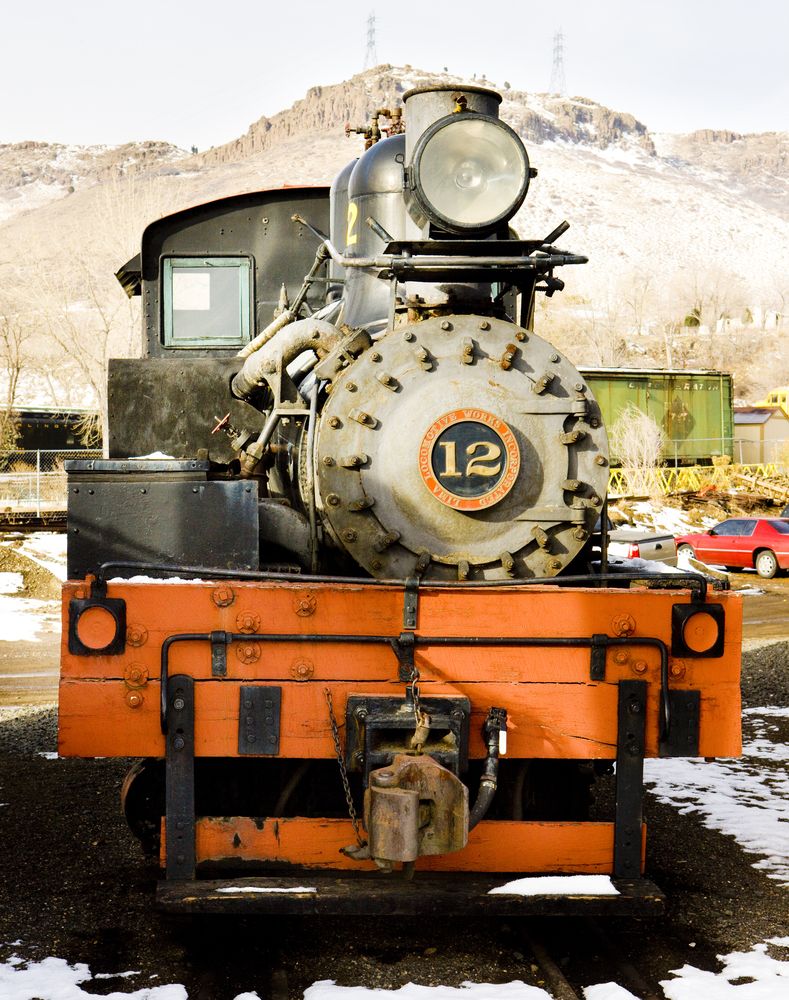 Steam locomotive at Colorado Railroad Museum
