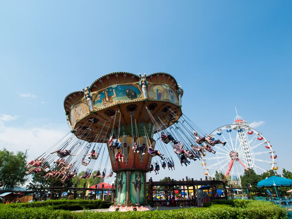 A ride at Elitch Gardens