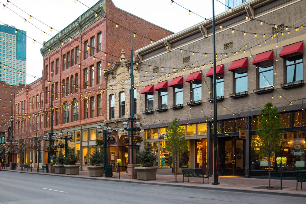 Buildings along Larimer Square