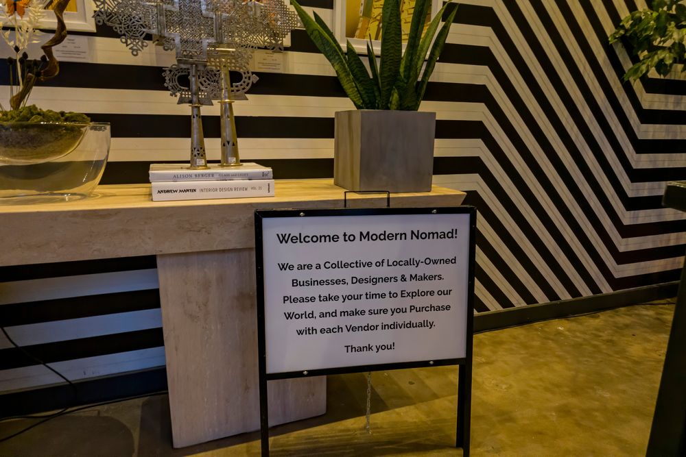 Signage of Modern Nomad
