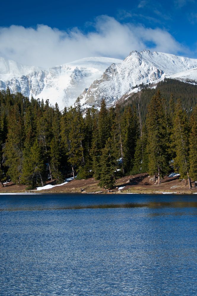 Echo lake at Mount Evans