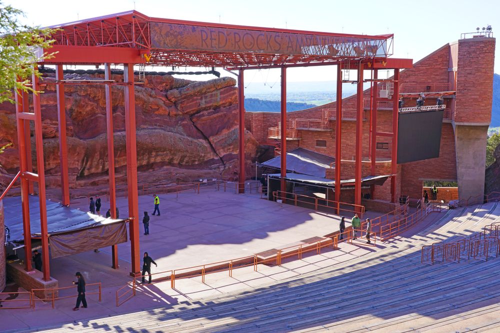 Stage of Red Rocks Amphitheatre