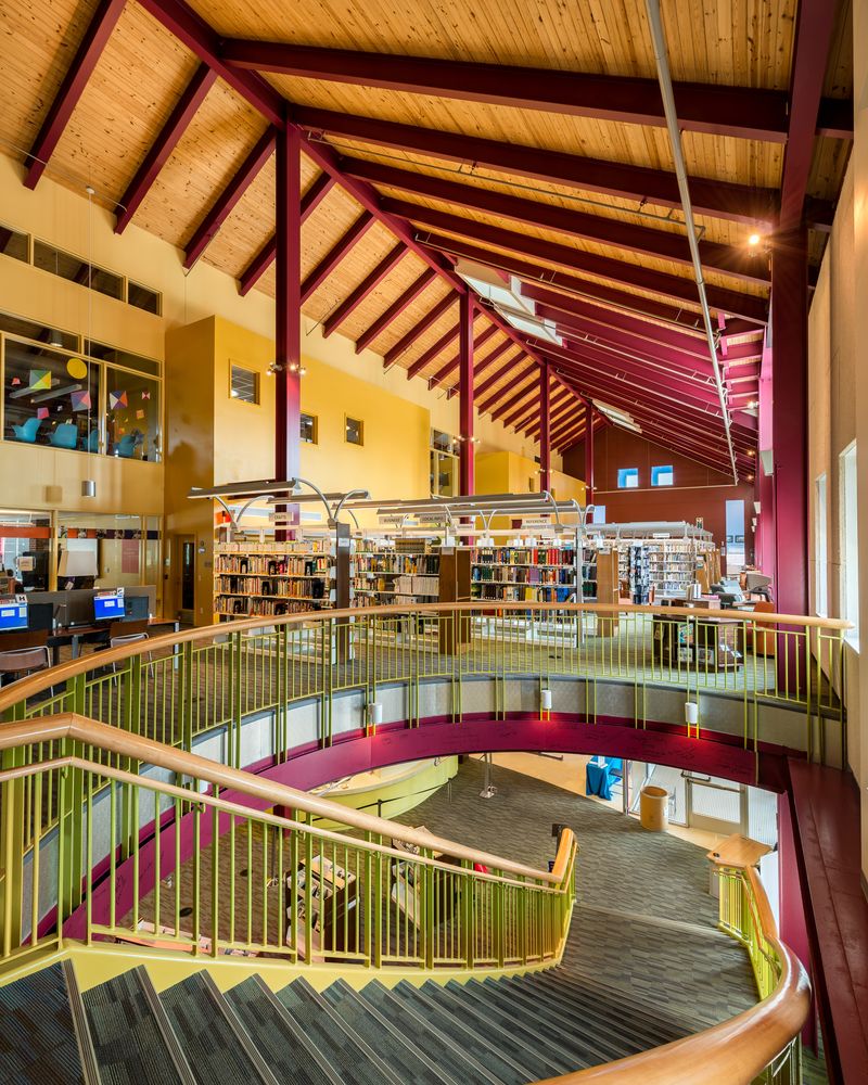 Interior of the Dover Public Library