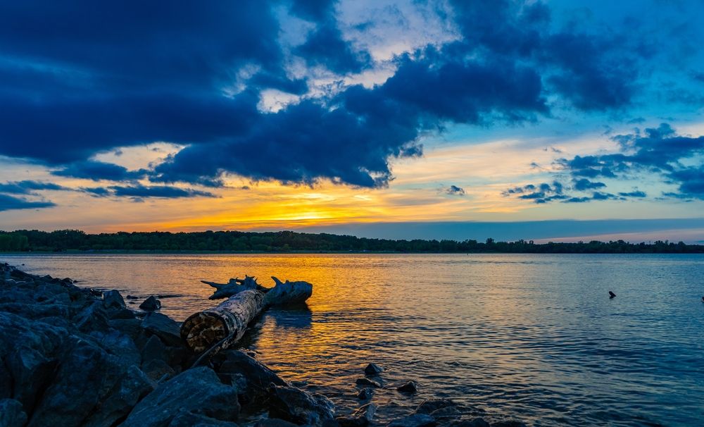 Sunset at Alum Creek State Park